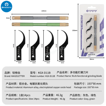 Kaigexin KGX-D11B Neşter Seti