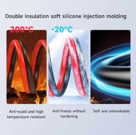 XZZ-20A P2 İnce Uçlu Multimetre Probu (Bir çift 0.1mm, Bir çift 0.2mm prob ucu ile birlikte gönderilir.)