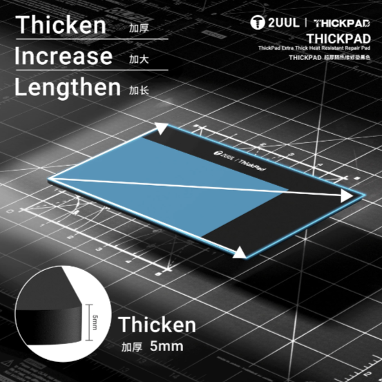 2UUL ST86 ThickPad Yanmaz Çalışma Pedi