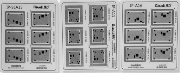 Qianli Solder Mask Pad Lehim Şablonu (iPhone)