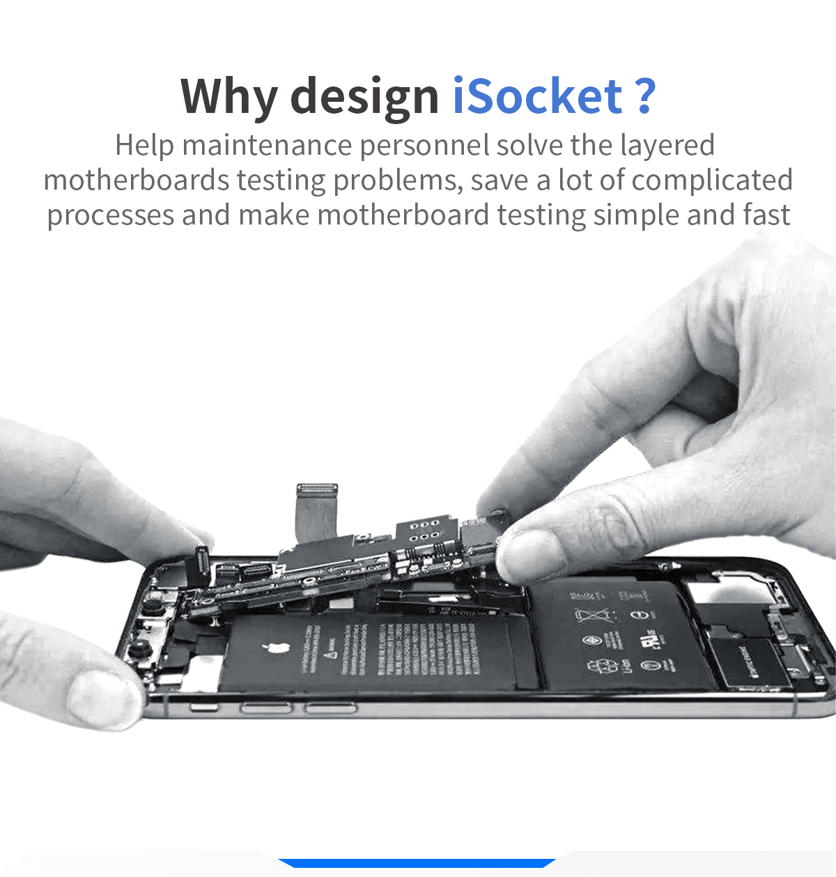 Qianli iSocket iPhone 16/Plus/Pro/Pro Max Bord Tester