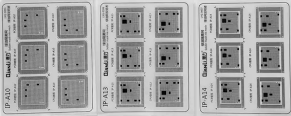 Qianli Solder Mask Pad Lehim Şablonu (iPhone)