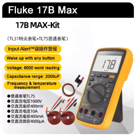 Fluke 17B+ Max Dijital Multimetre