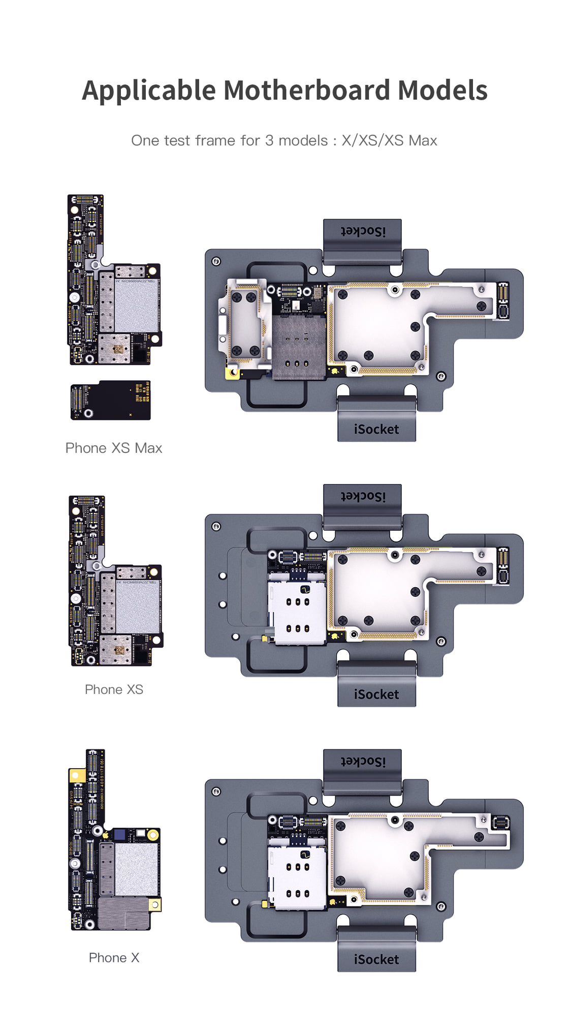 Qianli iSocket X - XS - XSMAX Tester