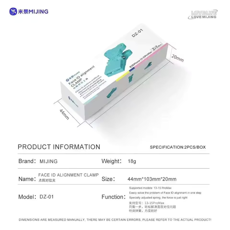 Mijing DZ-01 Face id Hizalama (iPhone 13-15ProMax)