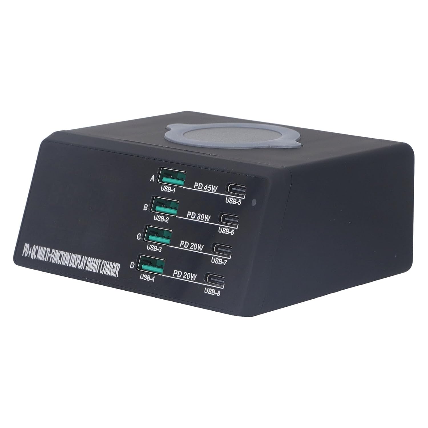 WLX X9D 8 Portlu USB Charger (Type-c Port) (115W)