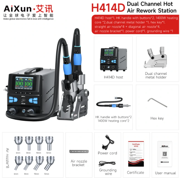 Aixun H414D Sıcak Hava İstasyonu