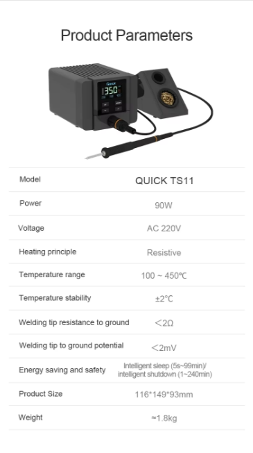 Quick TS11 İstasyonlu Havya