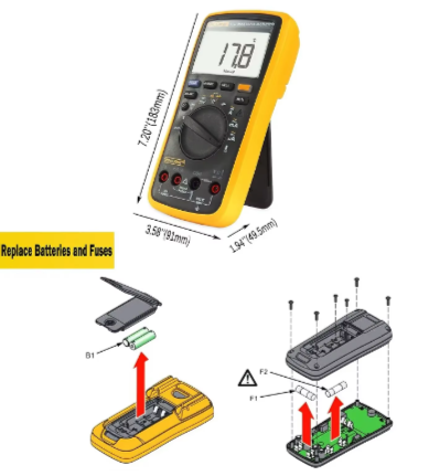 Fluke 17B+ Max Dijital Multimetre