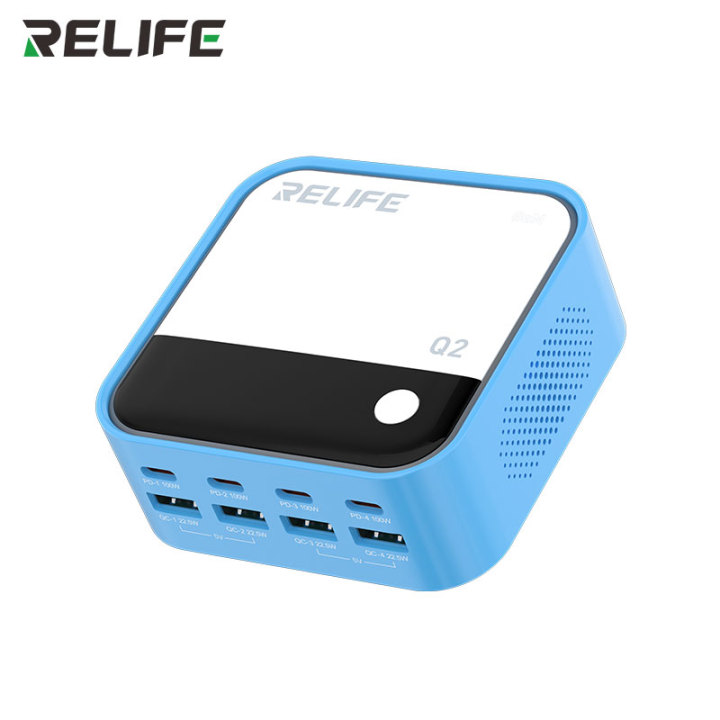 Relife Q2 8 Port USB Fast Charger (120W )