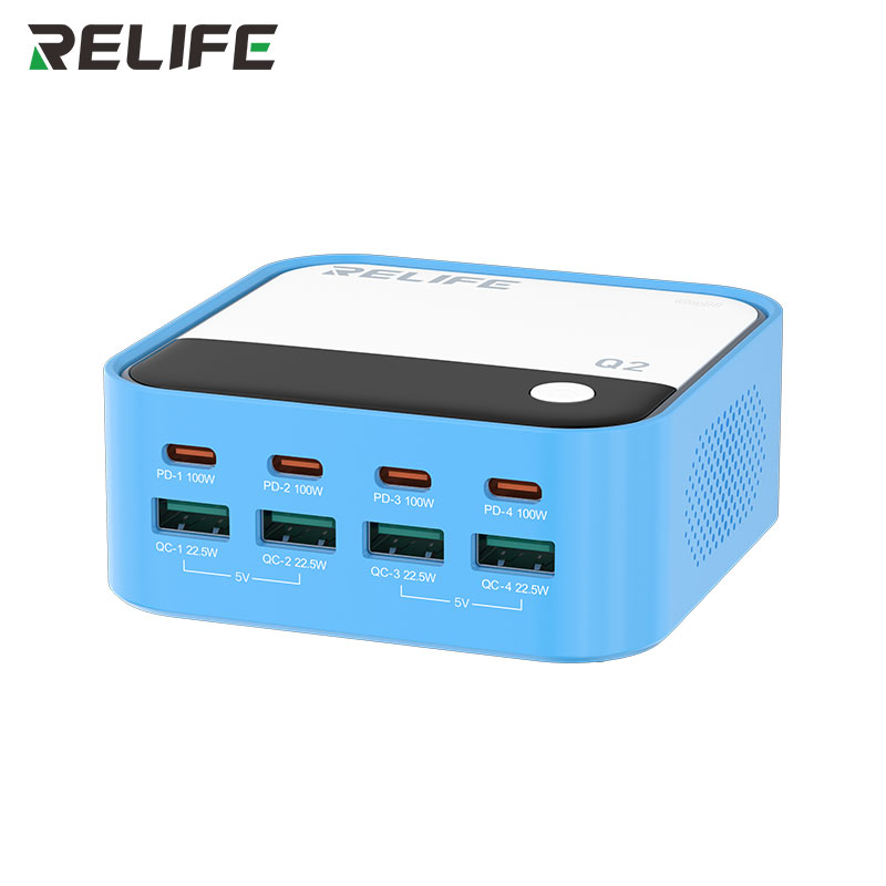 Relife Q2 8 Port USB Fast Charger (120W )