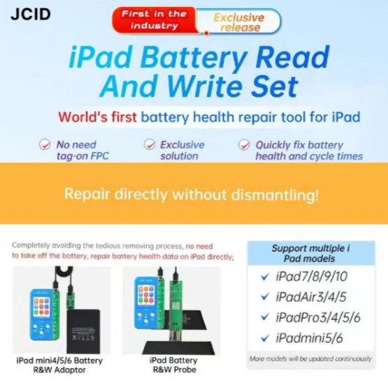 JC iPad ve iPhone Batarya Test Bordu