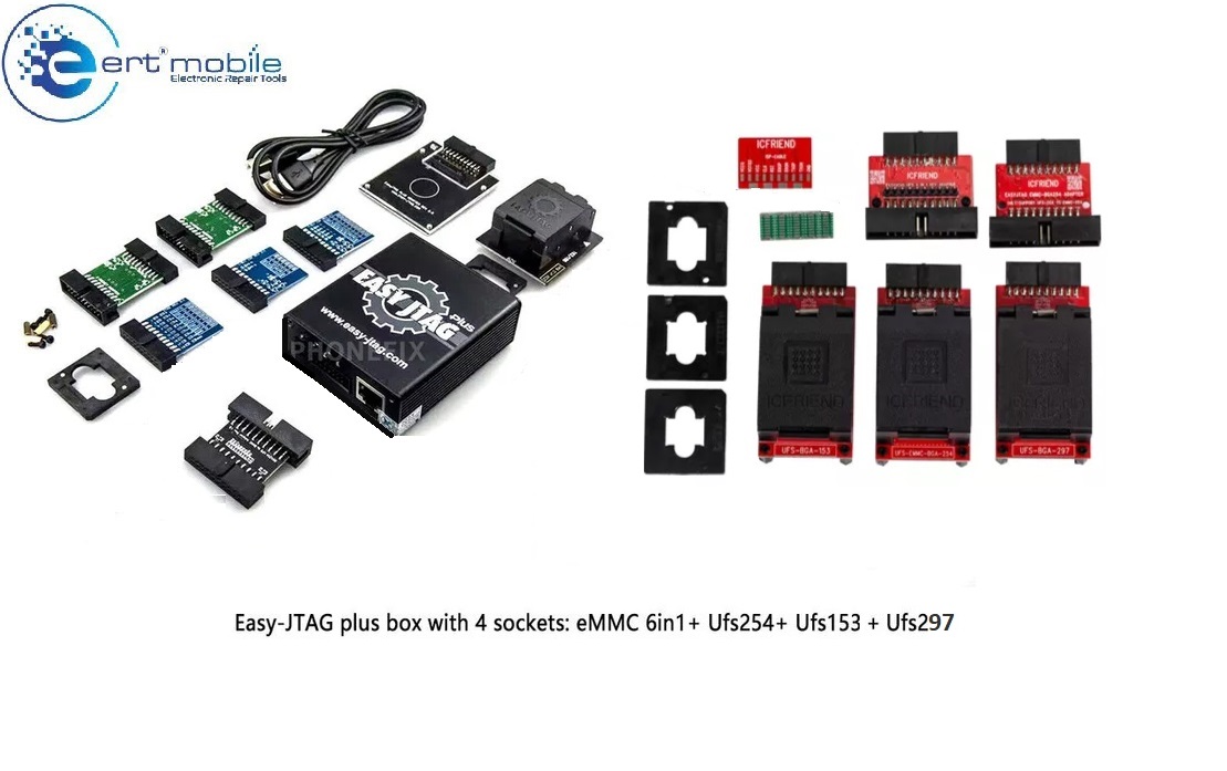 Easy JTAG Plus Box With 6 in 1 EMMC UFS BGA254-153