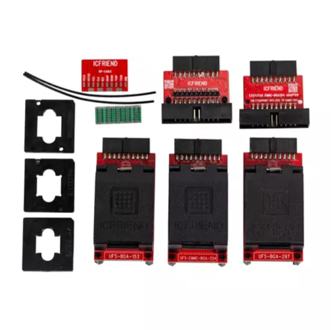 ICFRIEND Easy UFS 3 in 1 Adaptör (BGA153 / BGA254 / BGA297)