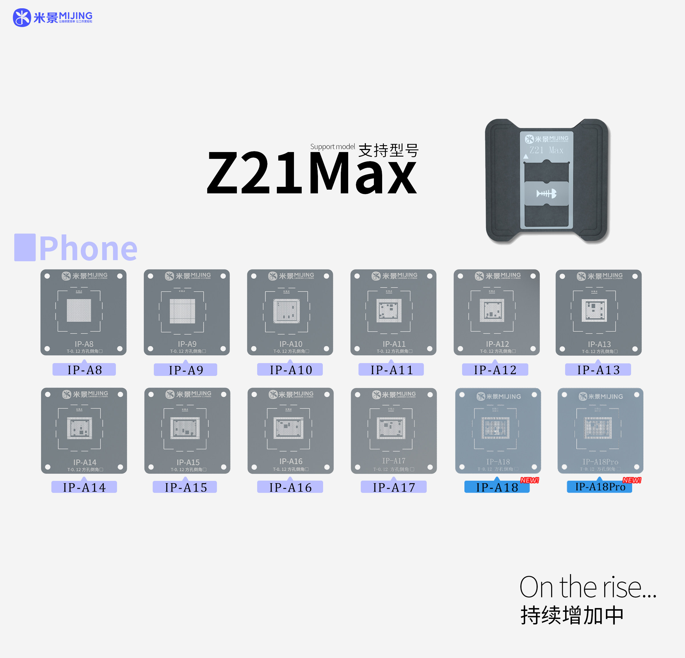 Mijing Z21 MAX iPhone İşlemci Kalıbı A18 DAHİLDİR! (A8-A9-A10-A11-A12-A13-A14-A15-A16-A17-A18-A18Pro)