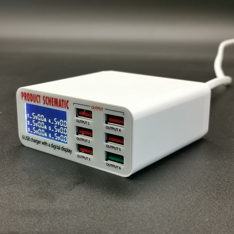 6 Çıkışlı USB Fast Charger Qualcomm 3.0 ( 896+ )