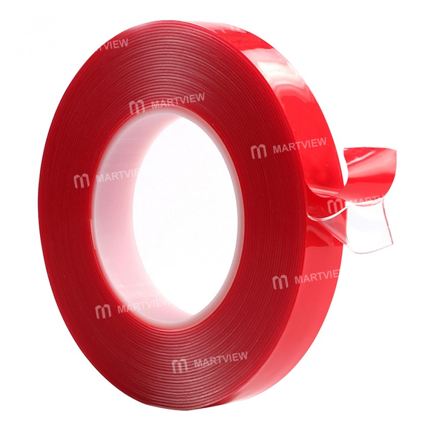 8 MM Çift Taraflı Bant (Kırmızı)