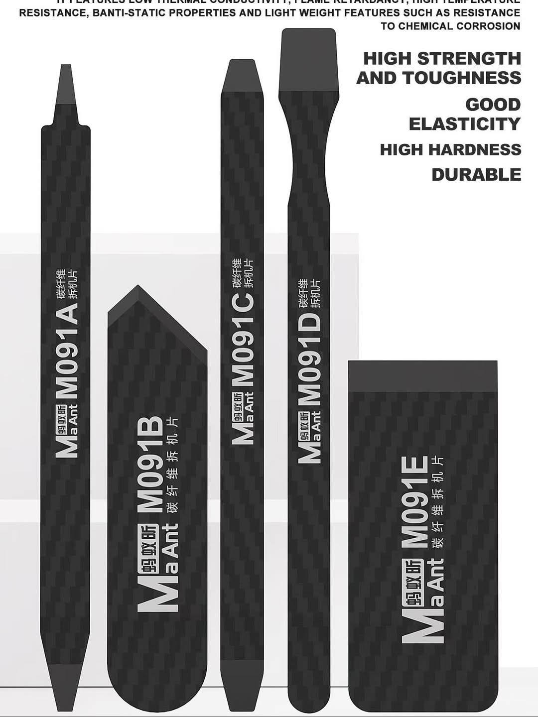 Ma Ant Karbon Fiber Spatula Seti