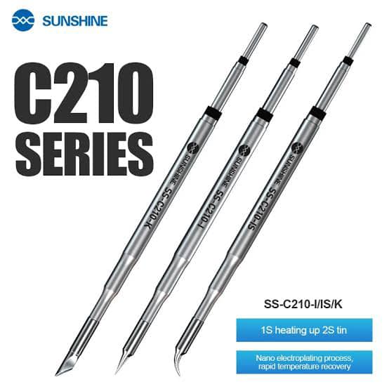 Sunshine 3 lü Uç Seti Havya Ucu (Yan Sanayi) (SS-C210-K - SS-C210-I - SS-C210-IS )(Uçlarda Hiç Bir ?ekilde Garanti ve iade Yoktur)