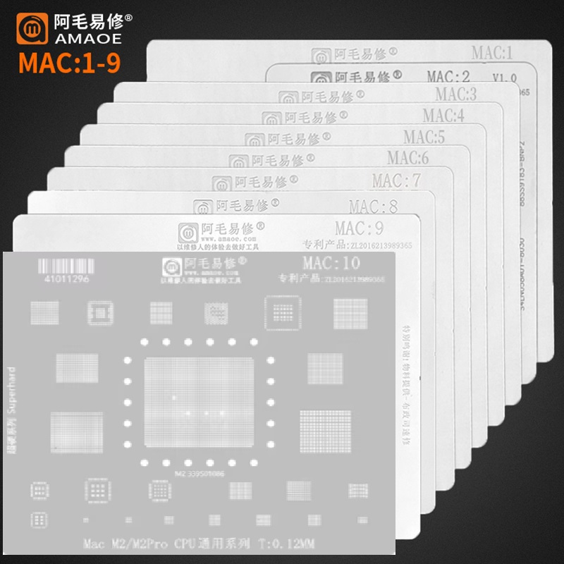 Amaoe MAC Kal?p Seti (Mac1 - Mac10 aras?)