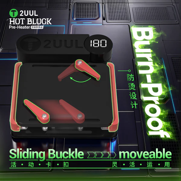 2UUL PH11 HOT-BLOCK Preheater for PCB Delamination Rebonding