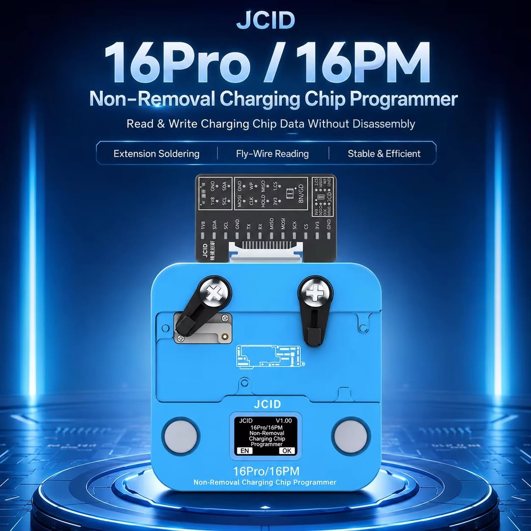 JCID iPhone 16 Pro / 16 Pro Max Non-Removal Charging Chip Programmer
