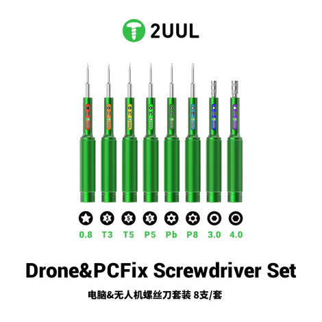 2UUL SD95 Drone ve PCFIX Hassas Tornavida Seti