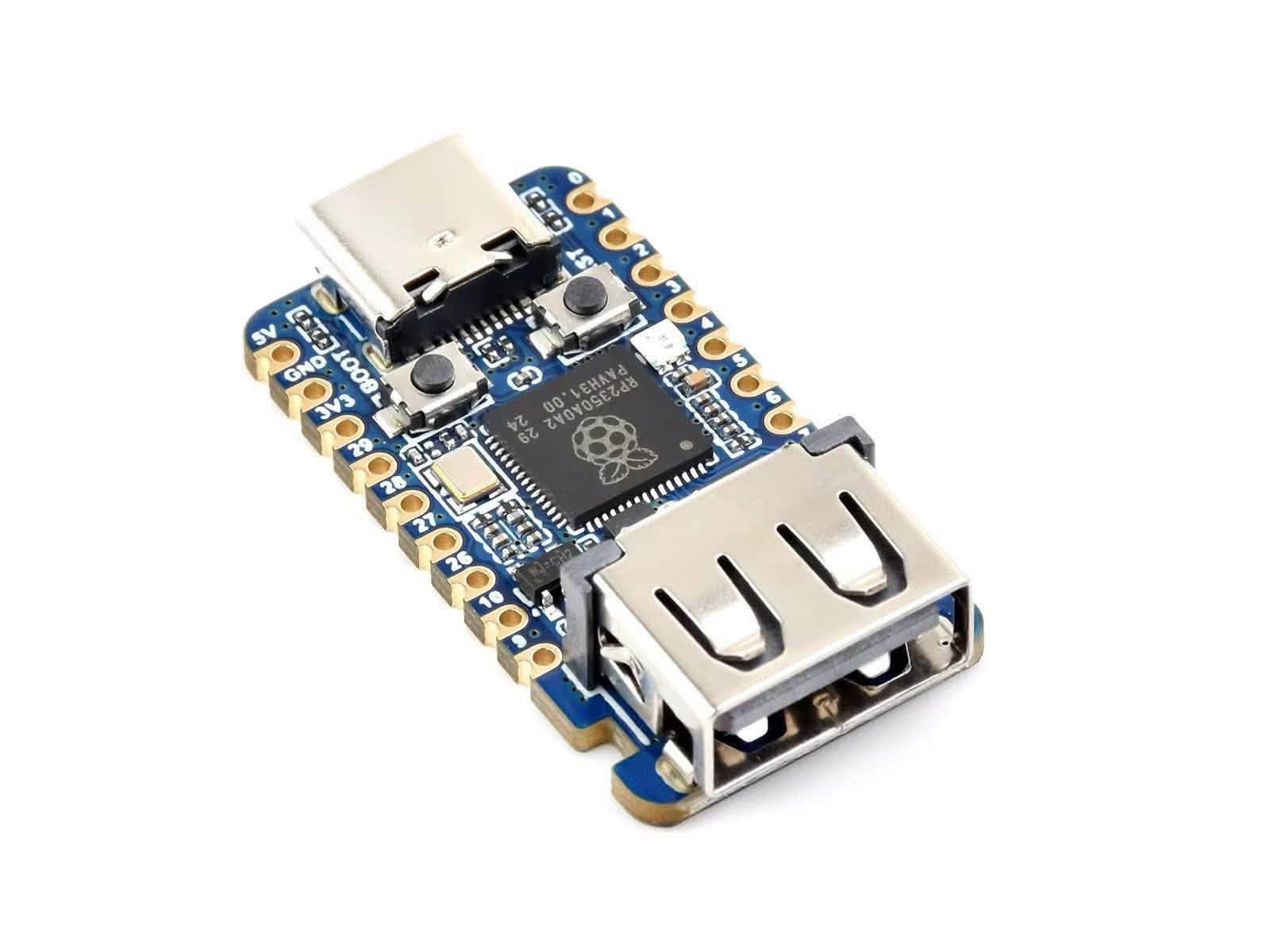 RP2350 USB-A Dijital Ölçü Aleti -Raspberry Pi Pico 2 RP2350 USB A Geliştirme Kartı