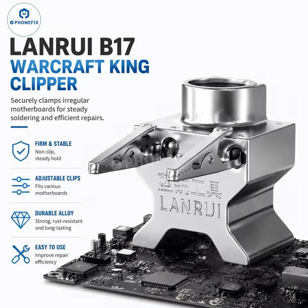 Lanrui B17 Ayarlanabilir Bord Tutucu: Düzensiz Anakart ve PCB’ler İçin Sağlam Sabitleme