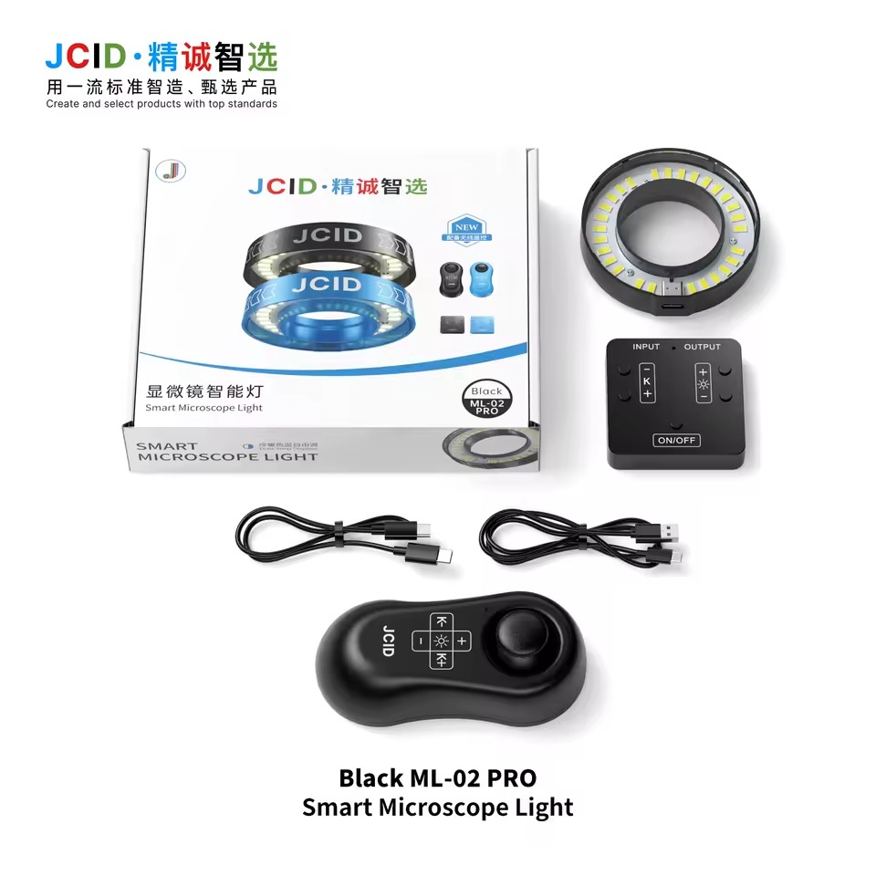 JC ML-02 PRO Mikroskop Lambası (Siyah)