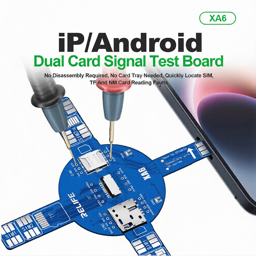 Relife XA6 SIM Sinyal Test Bordu – Dual SIM / TF / NM