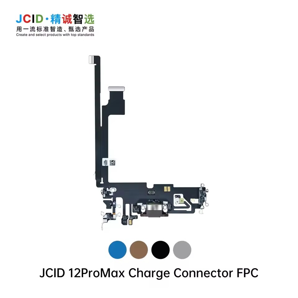 JCID 12PM Şarj Konnektör FPC (Siyah)