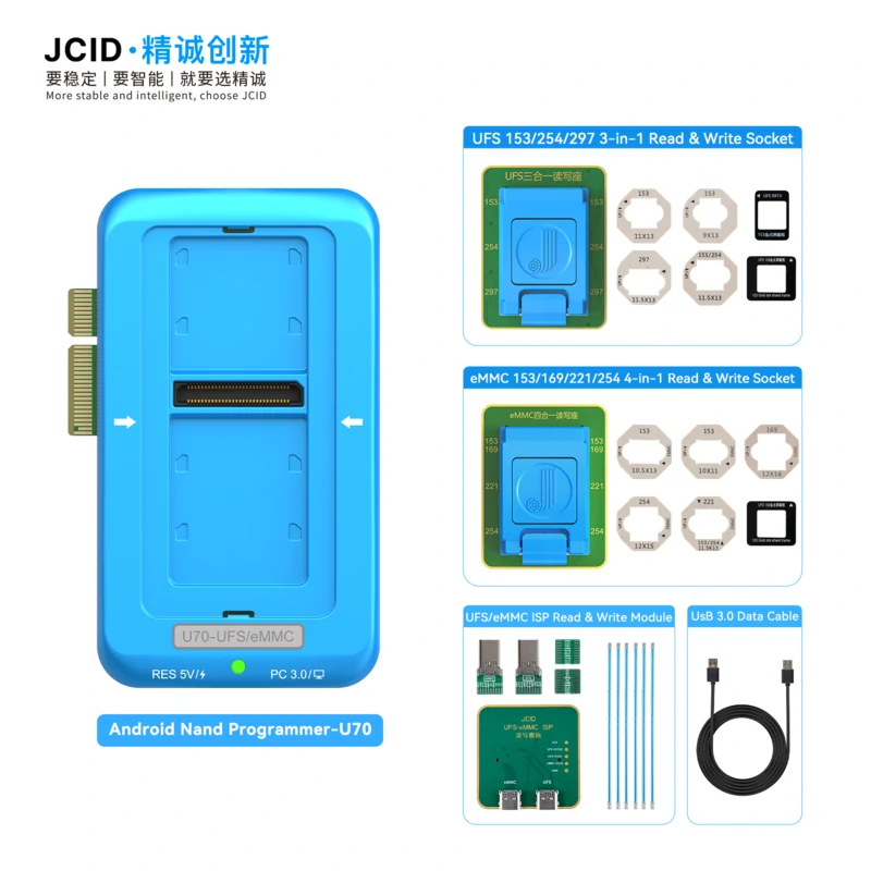 JC U70 Gen2 Android UFS / eMMC / ISP Programlayıcı
