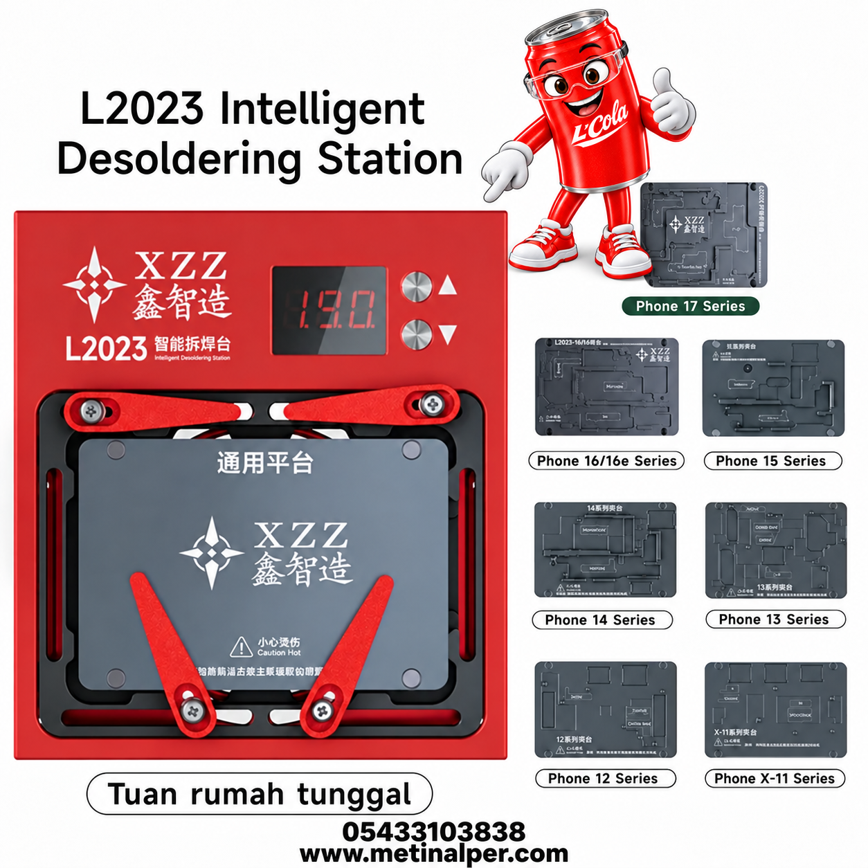 XZZ L2023 iPhone Android Bord Isıtıcı – Samsung Xiaomi Apple Uyumlu